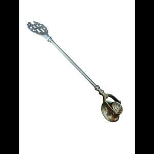 Vintage Brass Filigree Handle Candle Flame Snuffer